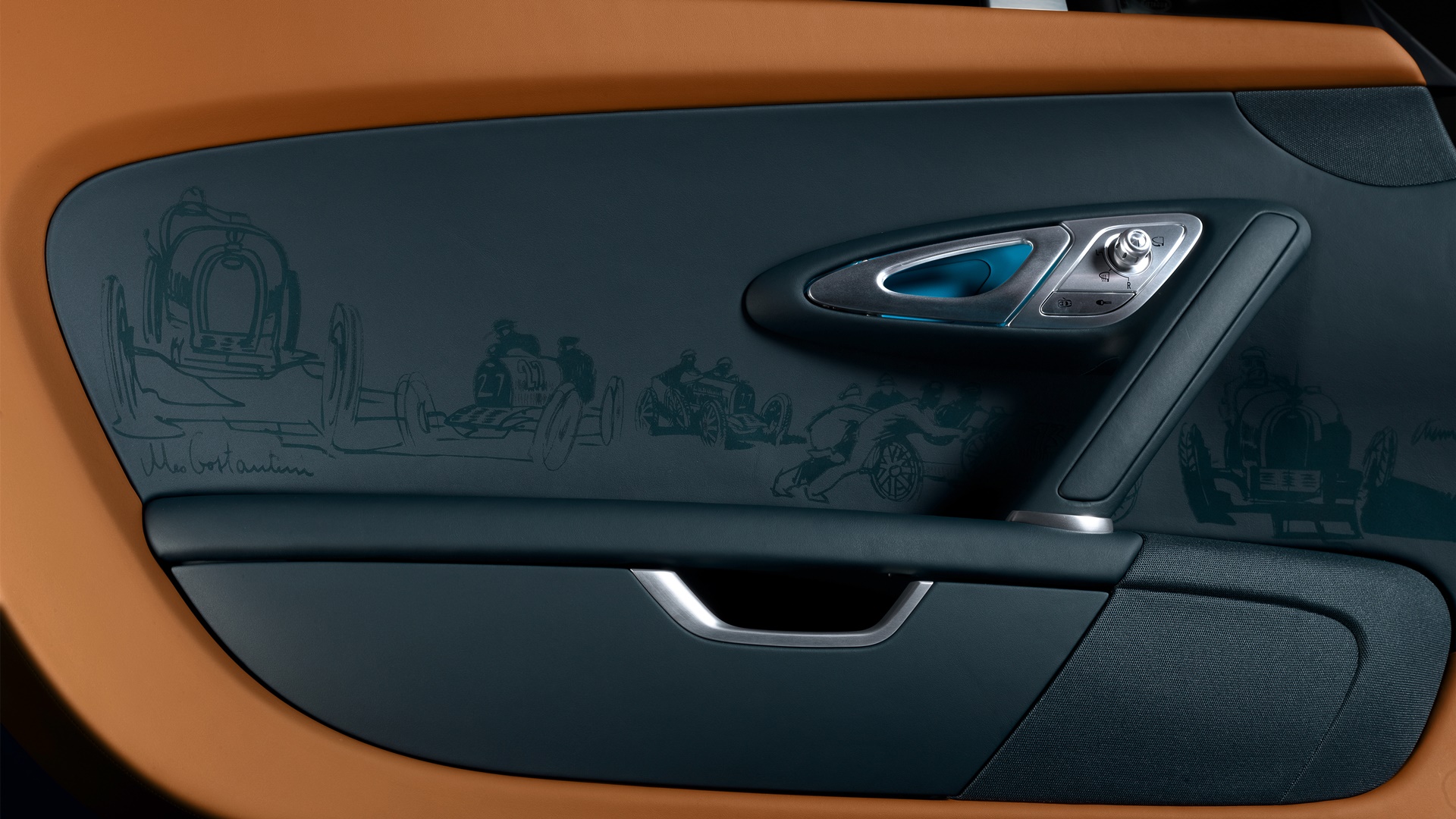 Bugatti Veyron Meo Costantini interior