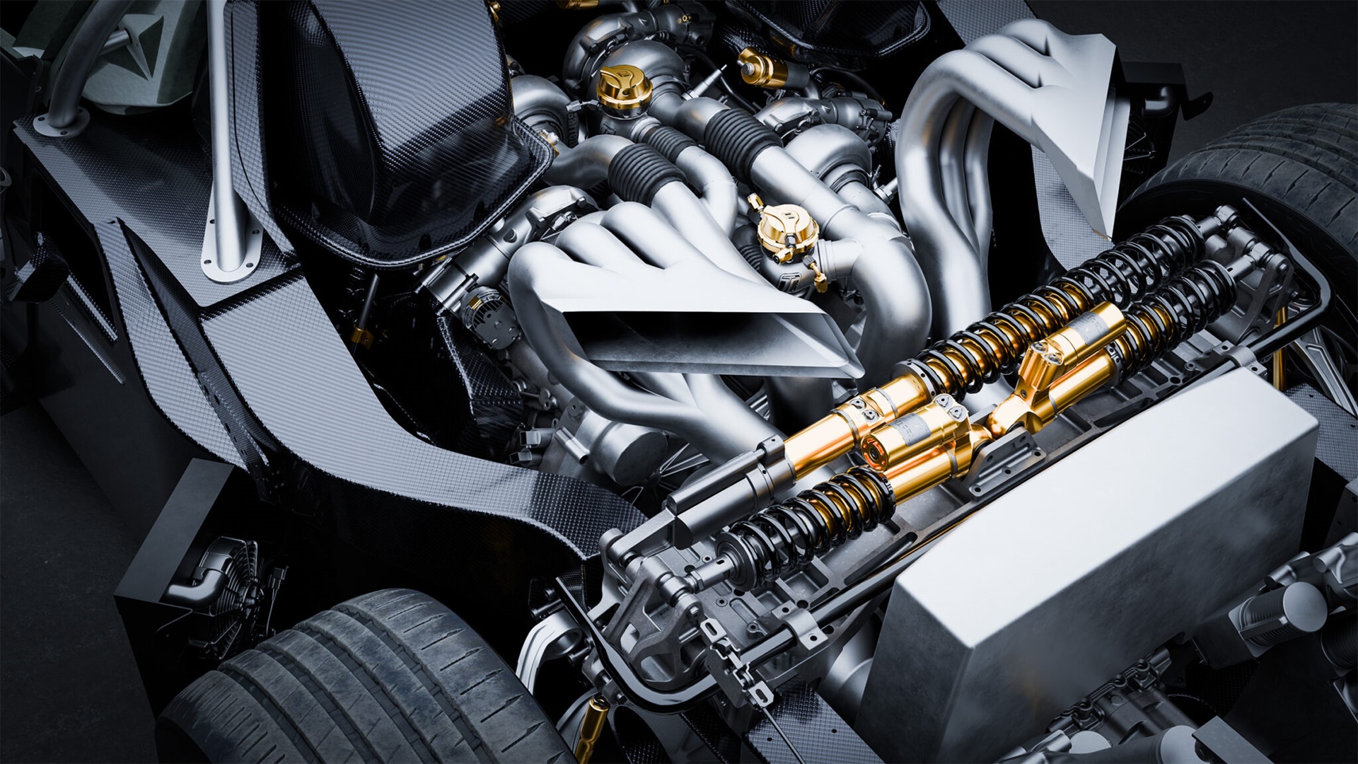 Giamaro Krafla engine bay