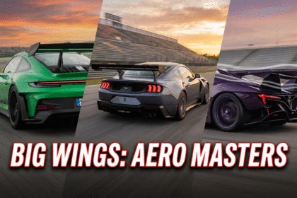 Cars with big wings